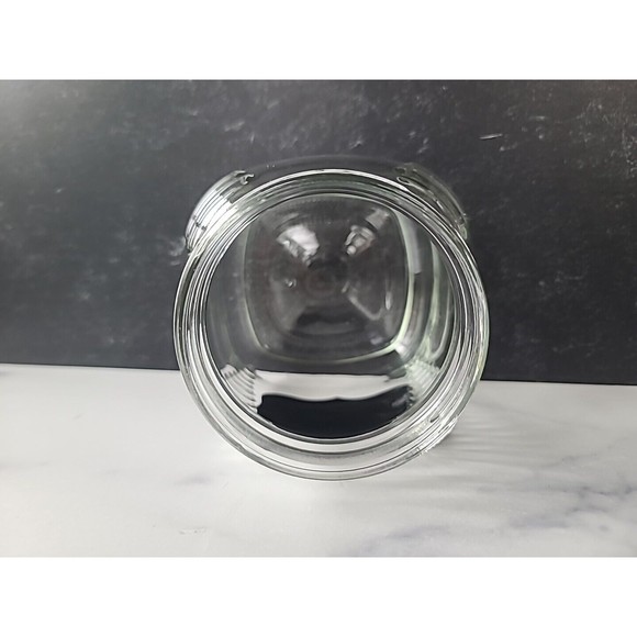 Lidded Clear Glass Jar With Chalk Board Label - Picture 8 of 10